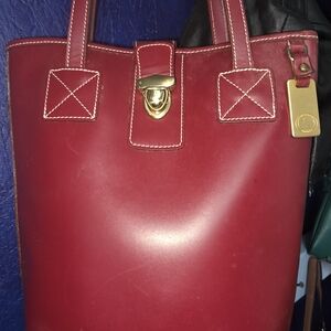 Dooney & Bourke Red Leather Shoulder Bag